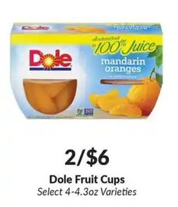Woodman's Dole Fruit Cups offer