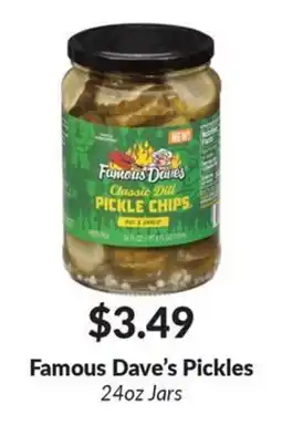 Woodman's Famous Dave's Pickles offer