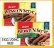 Associated Burger Brown N Serve offer