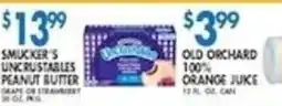 Associated Smucker's Uncrustables Peanut Butter offer
