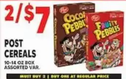 Associated Post cereals offer