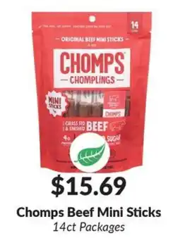 Woodman's Chomps Beef Mini Sticks offer