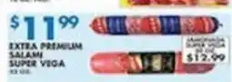 Associated Extra Premium Salami Super Vega offer
