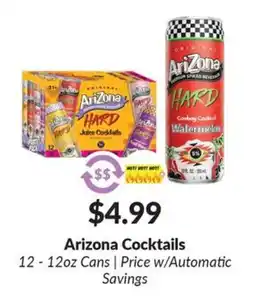 Woodman's Arizona Cocktails offer