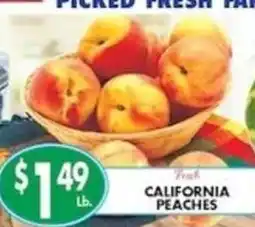 Associated Fresh california peaches offer