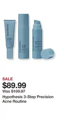 Ulta Beauty Hypothesis 3-Step Precision Acne Routine offer