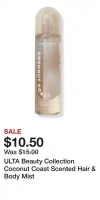 Ulta Beauty ULTA Beauty Collection Coconut Coast Scented Hair & Body Mist offer
