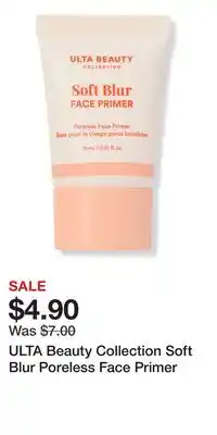 Ulta Beauty ULTA Beauty Collection Soft Blur Poreless Face Primer offer