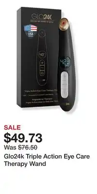 Ulta Beauty Glo24k Triple Action Eye Care Therapy Wand offer