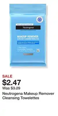Ulta Beauty Neutrogena Makeup Remover Cleansing Towelettes offer