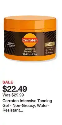 Ulta Beauty Carroten Intensive Tanning Gel - Non-Greasy, Water-Resistant Tanning Accelerator offer