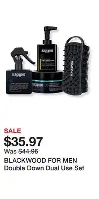 Ulta Beauty BLACKWOOD FOR MEN Double Down Dual Use Set offer