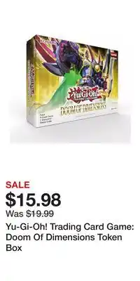 Game Stop Yu-Gi-Oh! Trading Card Game: Doom Of Dimensions Token Box offer