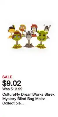 Game Stop CultureFly DreamWorks Shrek Mystery Blind Bag Meltz Collectible Figure (Styles May Vary) offer