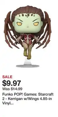 Game Stop Funko POP! Games: Starcraft 2 - Kerrigan w/Wings 4.85-in Vinyl Figure GameStop Exclusive offer