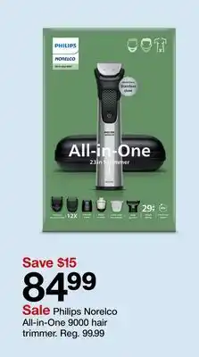 Target Philips Norelco All-in-One hair trimmer offer