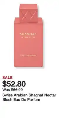 Ulta Beauty Swiss Arabian Shaghaf Nectar Blush Eau De Parfum offer