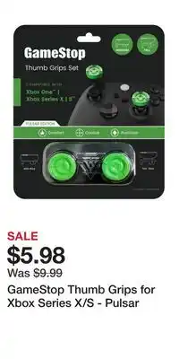 Game Stop GameStop Thumb Grips for Xbox Series X/S - Pulsar offer