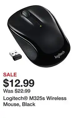 Office Depot Logitech M325s Wireless Mouse, Black offer