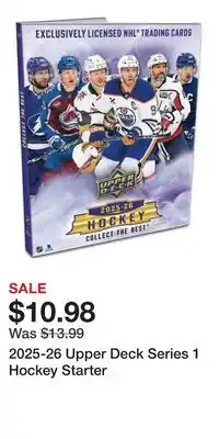 Game Stop 2025-26 Upper Deck Series 1 Hockey Starter offer