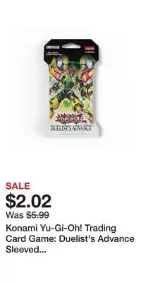 Game Stop Konami Yu-Gi-Oh! Trading Card Game: Duelist's Advance Sleeved Booster Pack (10 Cards per Pack) offer