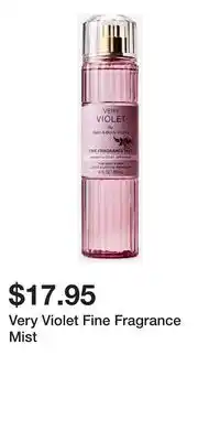 Bath & Body Works Very Violet Fine Fragrance Mist offer