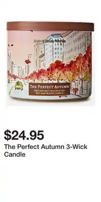 Bath & Body Works The Perfect Autumn 3-Wick Candle offer