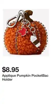 Bath & Body Works Applique Pumpkin PocketBac Holder offer