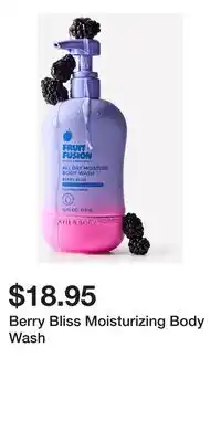 Bath & Body Works Berry Bliss Moisturizing Body Wash offer