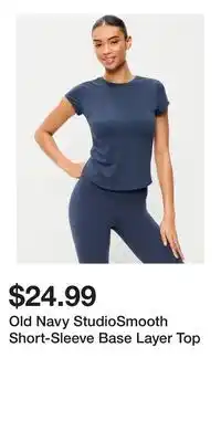 Old Navy Old Navy StudioSmooth Short-Sleeve Base Layer Top offer