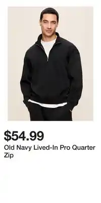 Old Navy Old Navy Lived-In Pro Quarter Zip offer