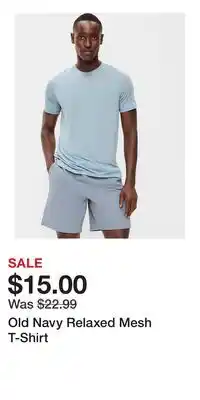 Old Navy Old Navy Relaxed Mesh T-Shirt offer