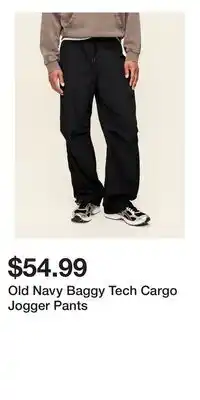 Old Navy Old Navy Baggy Tech Cargo Jogger Pants offer