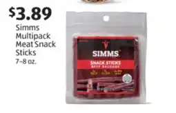 Aldi Simms Multipack Meat Snack Sticks offer