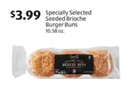Aldi Specially Selected Seeded Brioche Burger Buns offer