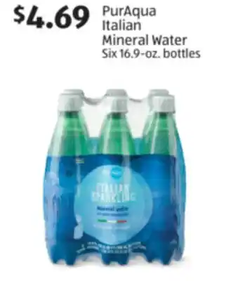 Aldi PurAqua Italian Mineral Water offer