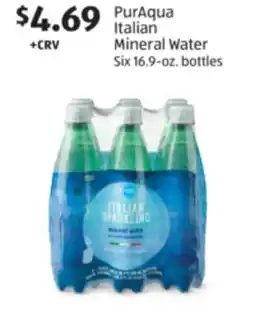 Aldi PurAqua Italian Mineral Water offer