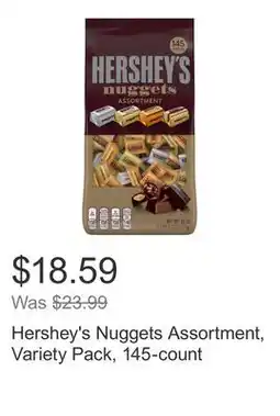 Costco Hershey's Nuggets Assortment, Variety Pack, 145-count offer
