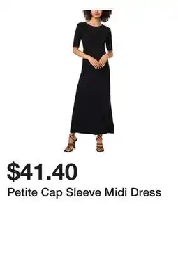 Belk Petite Cap Sleeve Midi Dress offer
