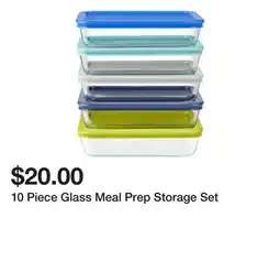 Belk 10 Piece Glass Meal Prep Storage Set offer
