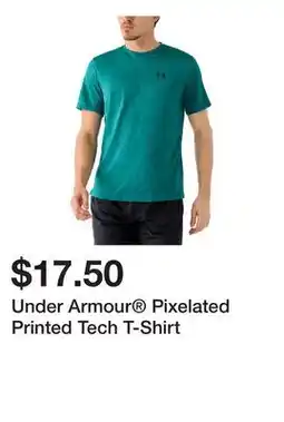 Belk Under Armour Pixelated Printed Tech T-Shirt offer