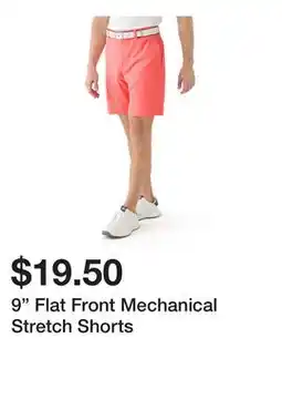Belk 9 Flat Front Mechanical Stretch Shorts offer