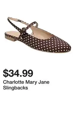 Belk Charlotte Mary Jane Slingbacks offer
