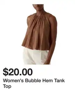Belk Women's Bubble Hem Tank Top offer