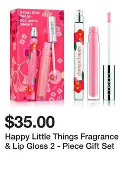 Belk Happy Little Things Fragrance & Lip Gloss 2 - Piece Gift Set offer