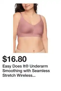 Belk Easy Does It Underarm Smoothing with Seamless Stretch Wireless Lightly Lined Comfort Bra offer