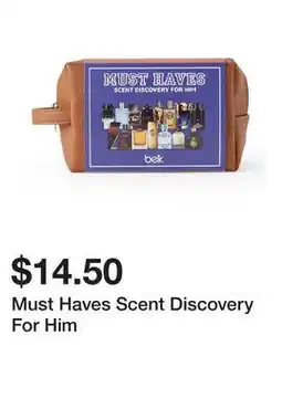 Belk Must Haves Scent Discovery For Him offer