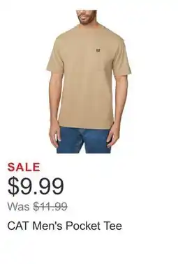 Costco CAT Men's Pocket Tee offer