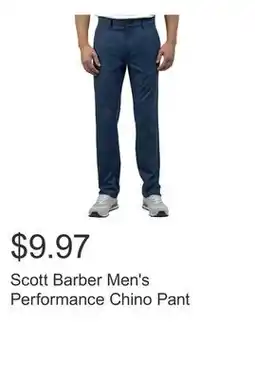 Costco Scott Barber Men's Performance Chino Pant offer