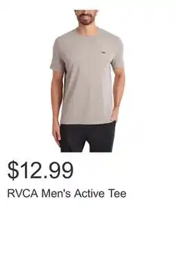 Costco RVCA Men's Active Tee offer